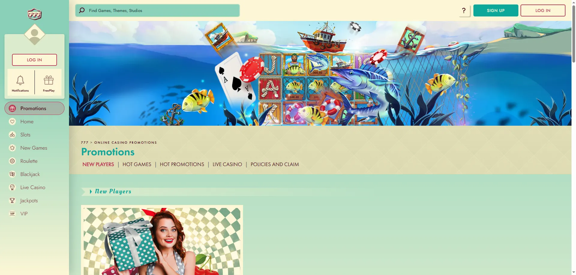 777 Casino welcome bonus offer for live casino games including Crazy Time